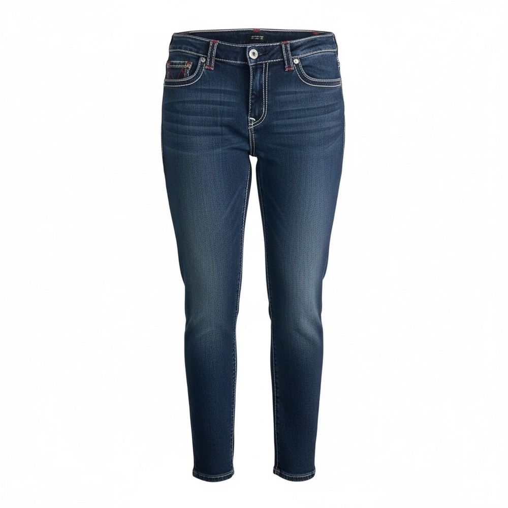 True Religion Women’s Size 36 Mid-Rise Super Skinny Jeans Jennie Curvy